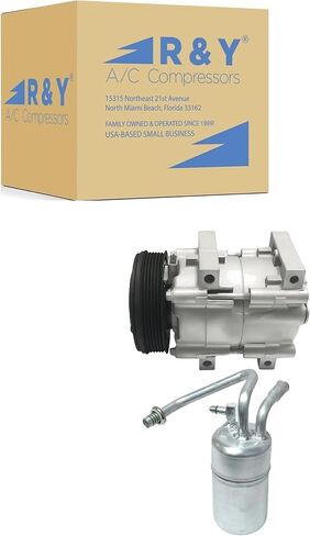RYC Automotive Air Conditioning Compressor and Clutch Kit KT FC15 (Fits Ford Mustang 3.8L 1999, 2000, 2001) in Kuwait