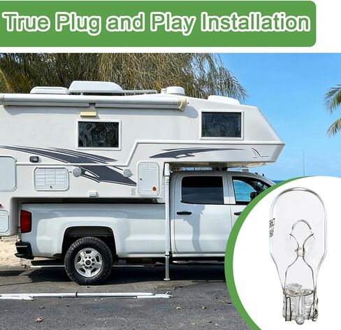 20PCS 921 Bulbs T15 12V 16W Interior Light Bulbs for Reverse Brake Turn Signal Tail Dome and Trunk Lamps Compatible with Auto RV Marine Replace#:54766 912 in Saudi Arabia