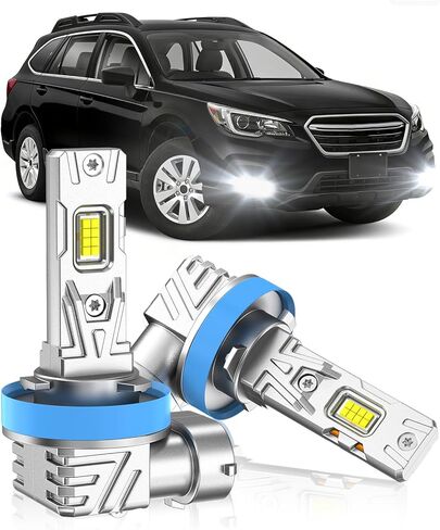 Fit for 2007-2015 Chevy Silverado 1500 2007-2019 Silverado 2500 3500 HD Fog Light Bulb, 18000 Lumens 6000K White Fog Lights, 600% Upgraded Brightness, 60000+ Hours Lifespan, Pack of 2 in Kuwait