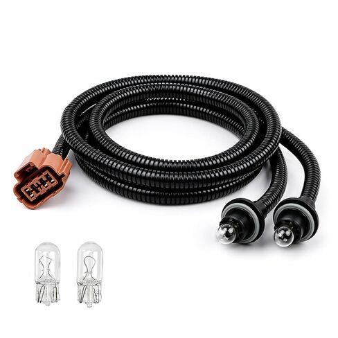 Rear Bumper License Plate Light Harness Compatible with Chevy Classic Silverado, Avalanche 2002-2006, GMC Classic Sierra 1999-2007 Replace # 15768809, 15764121 in Saudi Arabia