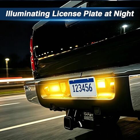Rear Bumper License Plate Light Harness Compatible with Chevy Classic Silverado, Avalanche 2002-2006, GMC Classic Sierra 1999-2007 Replace # 15768809, 15764121 in Saudi Arabia