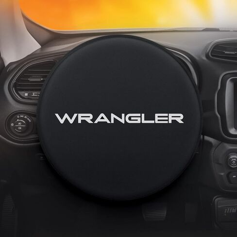 Plasticolor 008408R01 Jeep Wrangler Logo Steering Wheel Cover Sun Shade in Kuwait