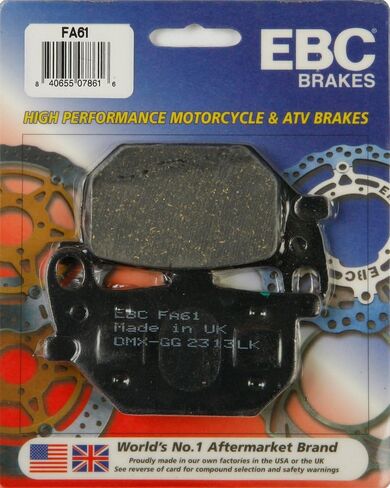 EBC Brakes FA Organic Brake Pads Compatible for Yamaha XJ650 Maxim I 1980 in Kuwait