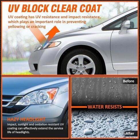 متوافق مع المصابيح الأمامية Honda CRV 2007 2008 2009 2010 2011 مع غطاء كروم كهرماني للسائق وأزواج الركاب (بدون مصابيح) in Kuwait