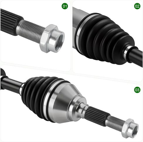 مجموعة عمود المحور الأمامي الأيسر مناسبة لسيارة Chevy Blazer 1997-2004، S10 1997-2004، GMC Sonoma/Jimmy، Isuzu Hombre 1998-2000 وOldsmobile Bravada 1997-2001 (4WD/AWD فقط، بدون ZR2)، جانب السائق in Kuwait