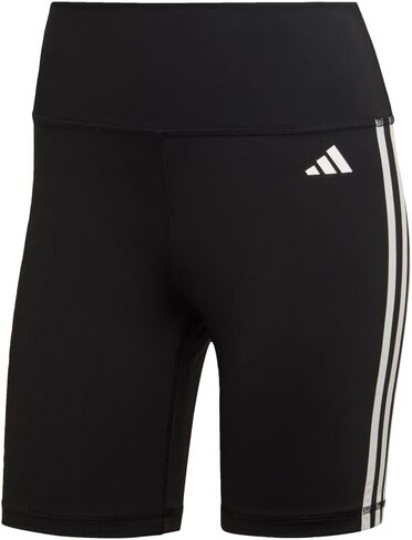 adidas Womens Training Essentials 3-Stripes High-Waisted Shorts in Saudi Arabia
