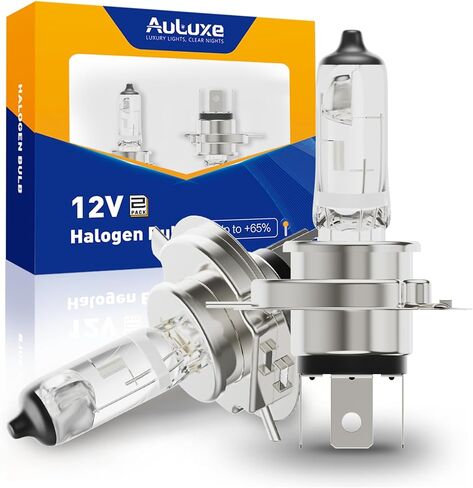 H4 9003 Halogen Headlight Bulbs, 12V 55W, 3800K, Halogen Light Bulbs, No Glare, Headlight Bulbs High and Low Beam, Fog Light Bulb,Head Light Bulb for Car, 2 PCS in Saudi Arabia