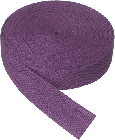 MECCANIXITY Cotton Twill Tape, 1 Inch 5 Yards Cotton Ribbon Bias Binding Tape Trim Webbing Straps for Sewing DIY Crafts Gift Wrapping, Red in Kuwait