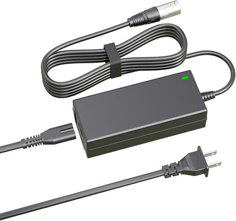 24V 2A Male 3-Pin XLR Charger Compatible with Jazzy Power Chair, Pride Mobility, Shoprider, Drive Medical, Bladez, Go Go Elite Traveller in Saudi Arabia