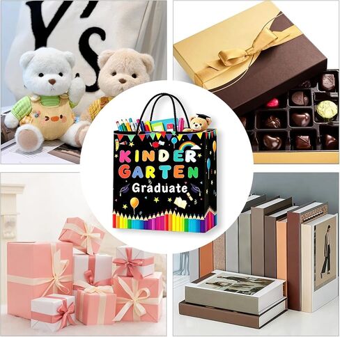 Vilnadu Kindergarten Graduation Gift Bag, 13'' Large Kindergarten Gift Bag with Tissue Paper and Handle, 2026 Congratulations Preschool Pre K Wrapping Paper Bags for Graduation Party Favor Supplies in Saudi Arabia