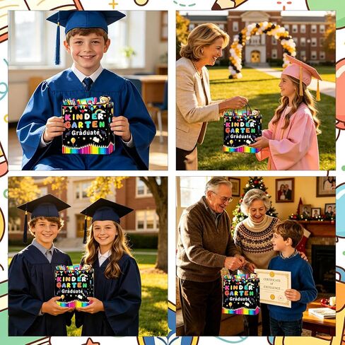 Vilnadu Kindergarten Graduation Gift Bag, 13'' Large Kindergarten Gift Bag with Tissue Paper and Handle, 2026 Congratulations Preschool Pre K Wrapping Paper Bags for Graduation Party Favor Supplies in Saudi Arabia