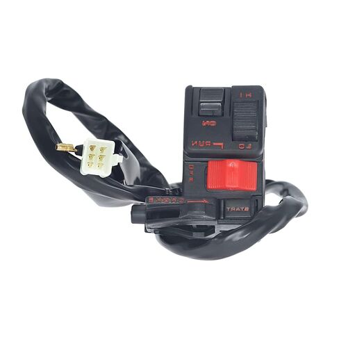 L/H Light Switch Fit for Honda ATC 250 Big Red ATC250ES 1985 1986 1987 Handlebar Switch Start/Kill/Light/Choke 35200-HAO-681 in Kuwait
