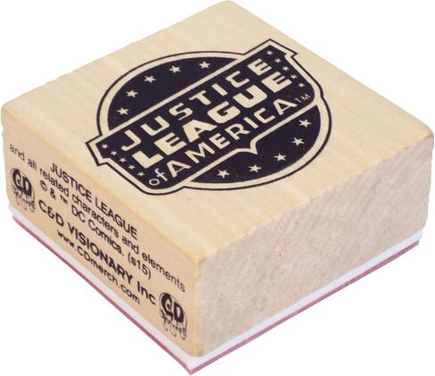 C&D Visionary Rubber Stamp DC Comics Originals Justice League Logo Rubber Stamp in Kuwait