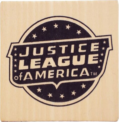 C&D Visionary Rubber Stamp DC Comics Originals Justice League Logo Rubber Stamp in Kuwait