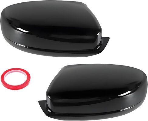 Mirror Cover Cap Compatible with Dodge Charger 2011-2023 Glossy Black in Saudi Arabia