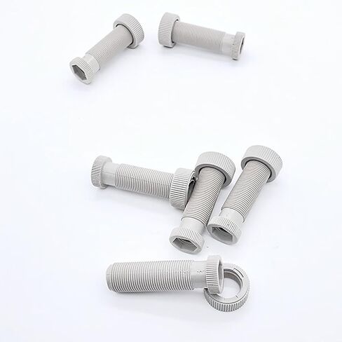5PCS Pressure Spring Regulator 47x12mm Computerized Flat Bed Presser Foot Sewing Machine Plastic Screw Knob in Kuwait