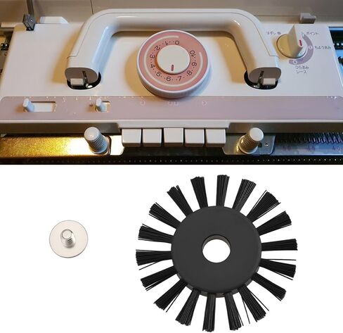2pcs Knitting Machine Wheel Brush with Screws Compatible with Brother KH8xx / KH9xx Series in Saudi Arabia