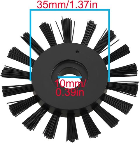 2pcs Knitting Machine Wheel Brush with Screws Compatible with Brother KH8xx / KH9xx Series in Saudi Arabia
