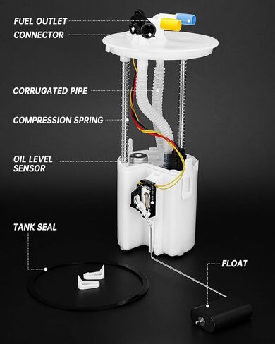 OKLPF Electric Fuel Pump Module Assembly Compatible with 2001 2002 2003 2004 Ford Escape L4 2.0L V6 3.0L Left Hand Drive Models,2001 2002 2003 2004 Mazda Tribute L4 2.0L V6 3.0L,Replace E2291M in Kuwait