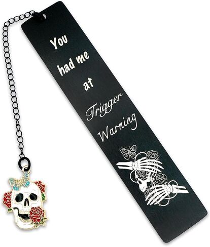 Dark Romance Bookmark for Women Gothic Rose Gift for Book Lovers Friends Funny Spicy Romance Bookmark for Sister Reader Bookish Birthday Graduation Christmas Back to School Supplies Merch in Kuwait