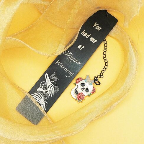 Dark Romance Bookmark for Women Gothic Rose Gift for Book Lovers Friends Funny Spicy Romance Bookmark for Sister Reader Bookish Birthday Graduation Christmas Back to School Supplies Merch in Kuwait