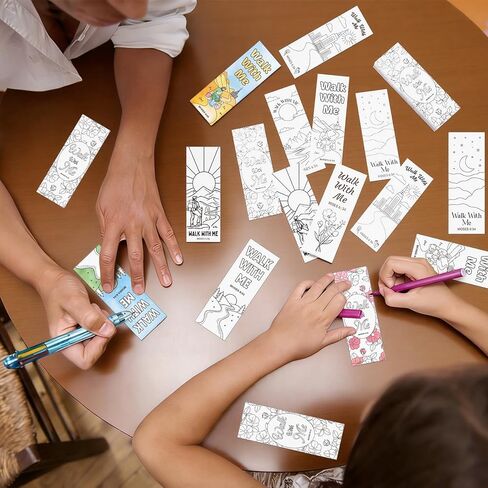 Resurhang 160 Pcs Walk with Me LDS Bookmarks 2026 LDS Youth Theme Gifts for The Church of Jesus Christ, Latter-Day Saints Mormon Church in Kuwait