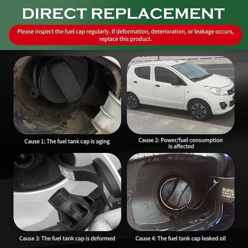 Gas Cap Replacement OEM#95995094,Fuel Cap Replacement Compatible with Chevy Saturn Cadillac GMC Pontiac Buick,Essential Fuel Tank Caps Car Accessories for Tight Sealing in Kuwait