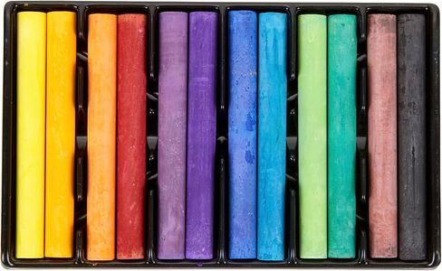 Colored Drawing Chalk, 12 Assorted Colors 12 Sticks/Set in Kuwait