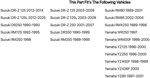 طقم إعادة بناء أسطوانة الفرامل الرئيسية من TUSK لسوزوكي DR-Z 125L 2003-2009,2012-2024 in Kuwait