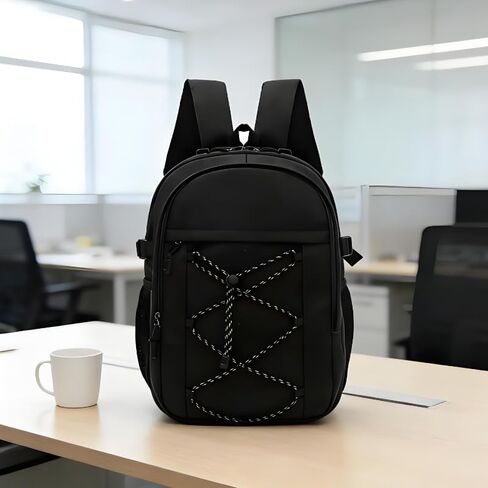 Laptop Backpack, Lightweight Portable Laptop Bag, Durable Daily Travel Laptop Sack for Work Office Outdoor Casual in Kuwait