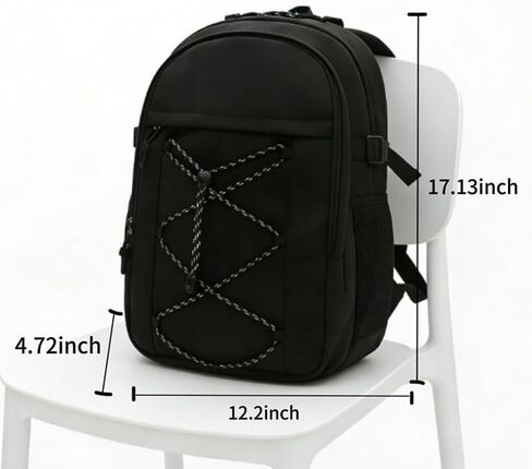 Laptop Backpack, Lightweight Portable Laptop Bag, Durable Daily Travel Laptop Sack for Work Office Outdoor Casual in Kuwait