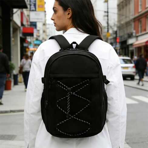 Laptop Backpack, Lightweight Portable Laptop Bag, Durable Daily Travel Laptop Sack for Work Office Outdoor Casual in Kuwait