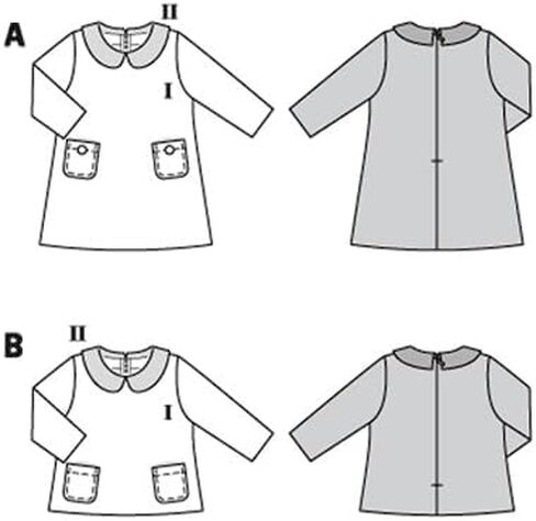 Burda Style X09262BURDA Children's Dress Sewing Pattern Packet, Design Code B9262, Sizes 3-8 (98-128) in Saudi Arabia