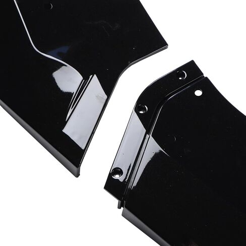 MUCO New 3Pcs Front Bumper Lip Compatible with Ford Mustang GT EcoBoost 2024 2025 Gloss Black Front Lip Spoiler ABS Plastic in Kuwait