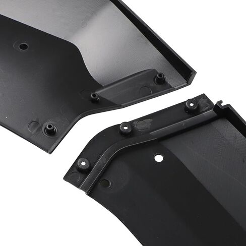 MUCO New 3Pcs Front Bumper Lip Compatible with Ford Mustang GT EcoBoost 2024 2025 Gloss Black Front Lip Spoiler ABS Plastic in Kuwait