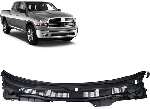 55112305AD Windshield Wiper Cowl Panel Grille Compatible with 2009-2018 Dodge Ram 1500 2500 3500 & 2019-2024 Ram 1500 Classic Window Cover Insert Panel 55112305AB 55112305AC in Saudi Arabia