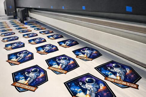 Custom Vinyl Stickers Personalized with Your Image or Text – Waterproof, Durable Outdoor Labels – Custom Logo, Photo, Artwork Decals – Multiple Shapes & Sizes (Die-Cut/Circle/Square) in Saudi Arabia