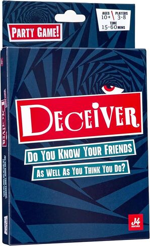 Deceiver: Social Deduction Party Game for Adults & Teens - Bluffing, Strategy & Personal Trivia for Family Game Night - Perfect for College Parties & Travel, Ages 10+ in Kuwait