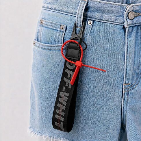 Fashionable Car keychain, Fabric Wrist Strap With Key Ring, Can Be Used To Hang Car key chain, Wallets, Jeans Decorations in Kuwait