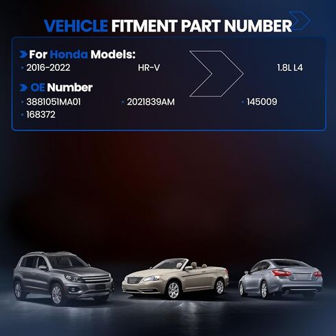 168372 ضاغط مكيف هواء مع قابض متوافق مع هوندا HR-V 2016-2022، L4 1.8L in Kuwait