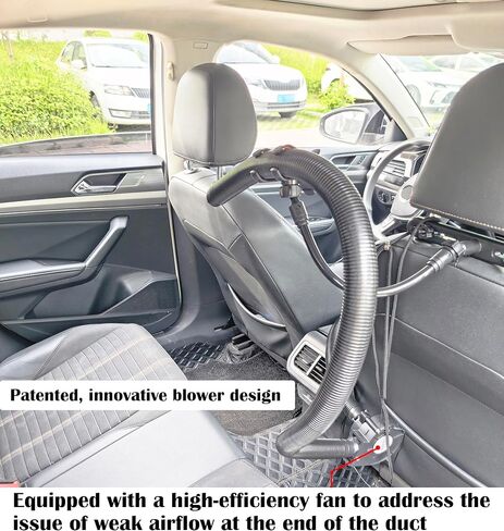 Car AC Vent Extender for Backseat, Universal Air Flow Extension for Most Cars SUVs, Rear Seat Cooling Vent Extension for Kids Pets and Passengers, 78.8 Inch long in Saudi Arabia