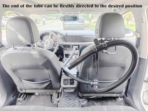Car AC Vent Extender for Backseat, Universal Air Flow Extension for Most Cars SUVs, Rear Seat Cooling Vent Extension for Kids Pets and Passengers, 78.8 Inch long in Saudi Arabia