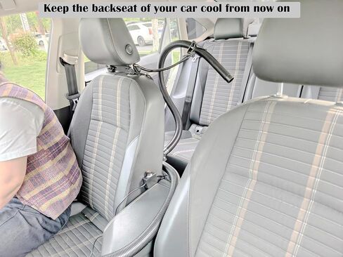Car AC Vent Extender for Backseat, Universal Air Flow Extension for Most Cars SUVs, Rear Seat Cooling Vent Extension for Kids Pets and Passengers, 78.8 Inch long in Saudi Arabia