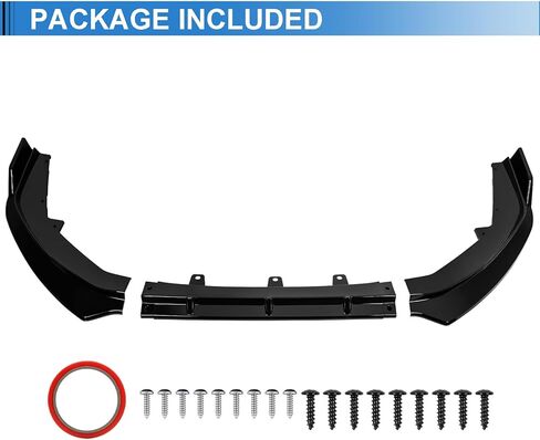 Car Front Spoiler Compatible with Nissan Sentra 2024 2025,Glossy Black Front Bumper Lip Splitter Protector Body Kit in Saudi Arabia