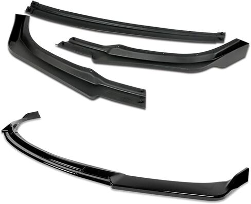 3-Piece Front Bumper Lip fit for Compatible with 2011-2015 Toyota Sienna, Front Bumper Lip Spoiler Air Chin Body Kit Splitter ABS, Painted Glossy Black, MP-Sty (Does Not Fit SE Sport Models) in Kuwait