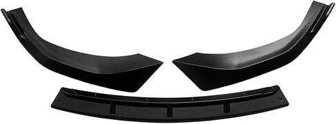 Front Bumper Lip Compatible with 2024-2025 Hyundai Sonata Standard Model Only, Will Not Fit N-Line Model, Matte Black IKON V1 Style Polypropylene Front Lower Chin Spoiler Protector, 3PCS in Kuwait