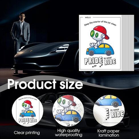 100Pcs Vehicles Disposable Floor Pads, White Car Paper Floor Mats, Automotive Mat Covers Protector, Temporary Cars Floor Protector, Detailing Detail Wash, Temporary Sticky 16x20inch in Saudi Arabia