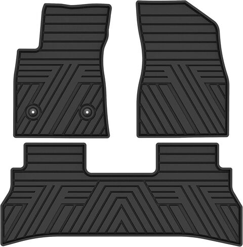 TTX LIGHTING Floor Mats Fit for Chevy Trax 2024-2026, Custom Fit 1st & 2nd Row Rubber All Weather Waterproof Car Interior Protection Liners for Chevrolet Trax (Black) in Saudi Arabia