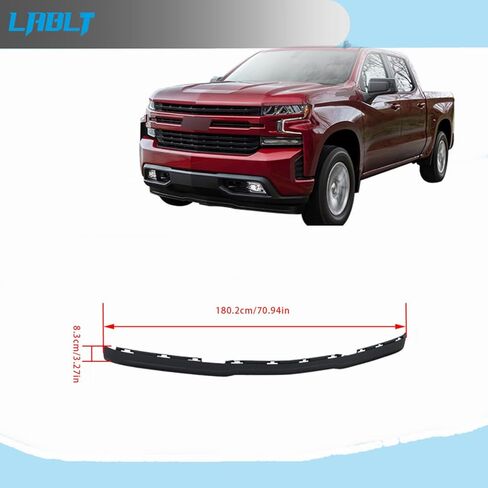 LABLT البلاستيك المصد الأمامي لسد الهواء منحرف الستارة السفلية لاستبدال 84219087 لاستبدال Silverado 1500 2019 2020 2021 in Kuwait