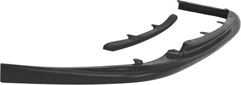 Compatible with/Replacement for Front Bumper Lip, OE Style PU Front Lip Spoiler Black, Fits 2004 2005 Subaru Impreza WRX STi S203 4-Door Sedan in Saudi Arabia